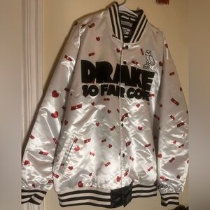 drake so far gone 2009 album promo satin varsity jacket 5x ovo headgear classics